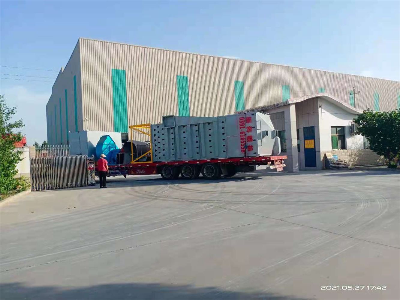 糧食烘干塔發(fā)貨